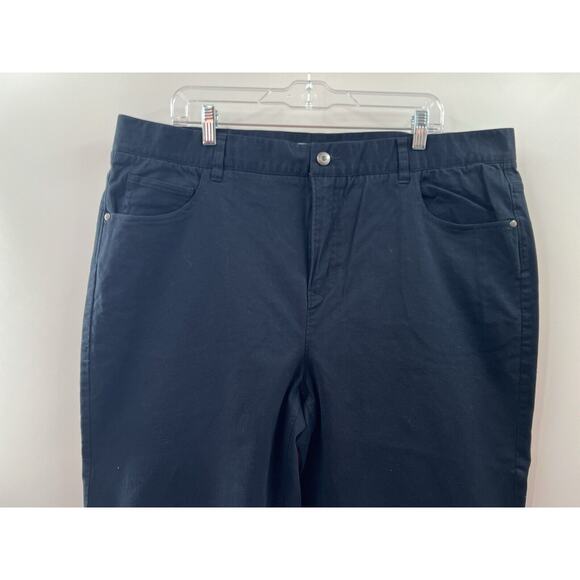 Williams & Kent Men’s Navy Blue 5 Pocket Cotton Blend Pants Size 42 X 31.5” - Picture 2 of 10